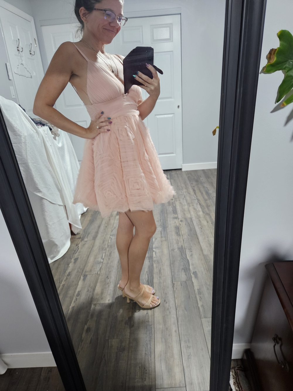 Windsor Blush Pink Spaghetti-Strap Mini Dress - Picture 6 of 8
